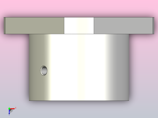GAC11-D40导向轴支座（法兰型）俯视缩略图