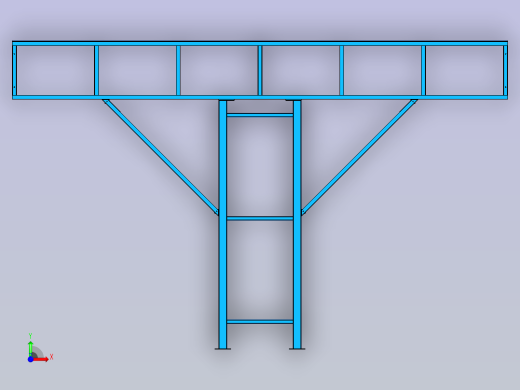 双立柱机械加工棚前视缩略图