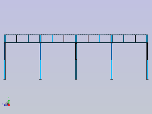 双立柱机械加工棚右视缩略图