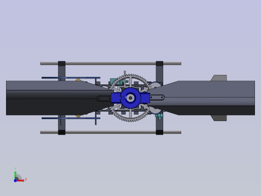 同轴双旋翼类直升机前视缩略图