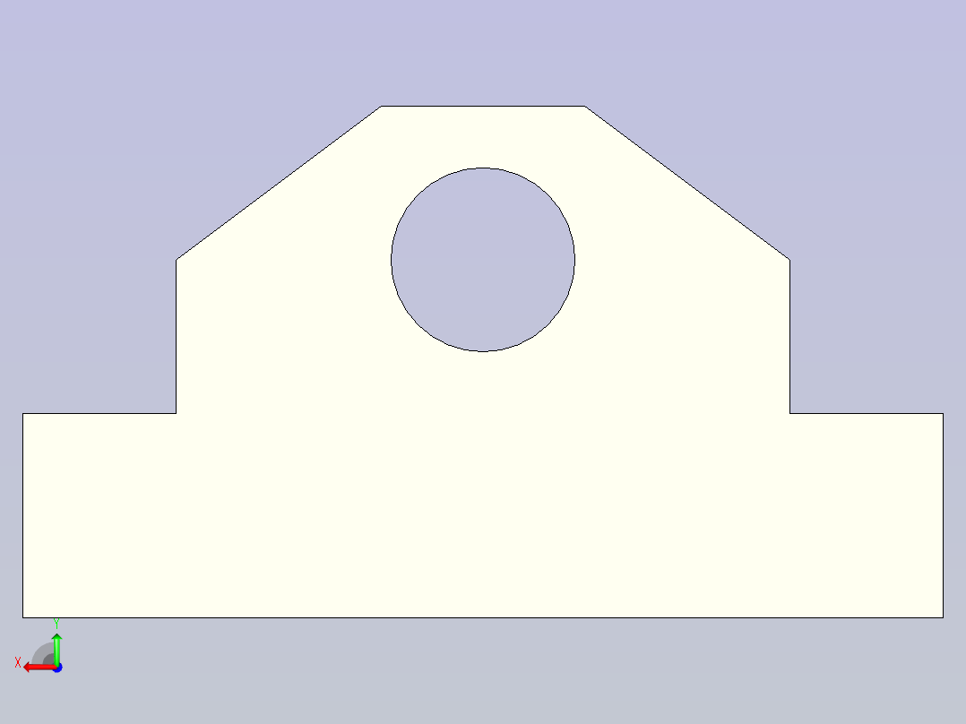 教育用途的CAD零件后视图