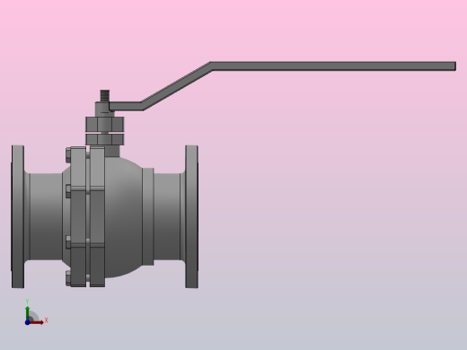 浮动球球阀[1.6K-DN125浮动球球阀（Floting Ball Value）]右视缩略图