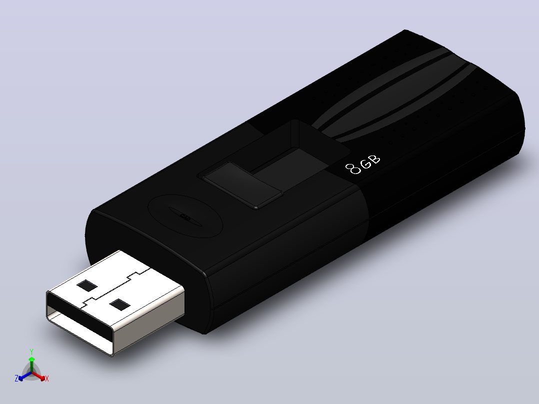 USB #2正等轴测图