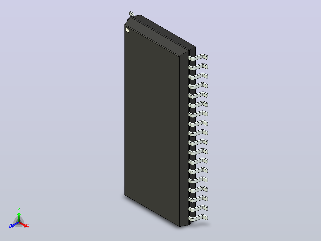 106x SOIC 封装（小外形集成电路）SOIC127P1199X264-36N主视图
