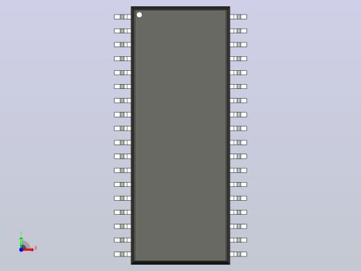 106x SOIC 封装（小外形集成电路）SOIC127P1199X264-36N前视缩略图