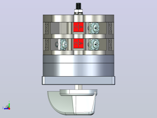 HZ5-40_7.5 L02组合开关三维模型202012右视缩略图