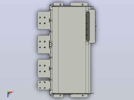 NA1-4000X-4000 4P抽屉万能式断路器三维模型202202俯视缩略图