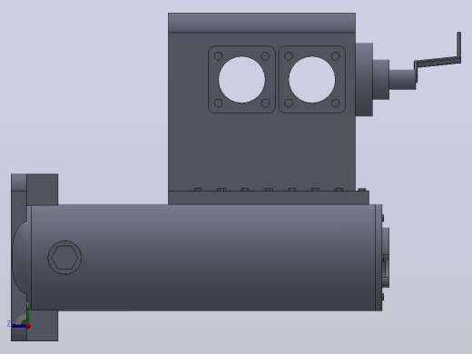 SPL系列双通网片式油滤器(SPL50-80)_SPL-65右视缩略图