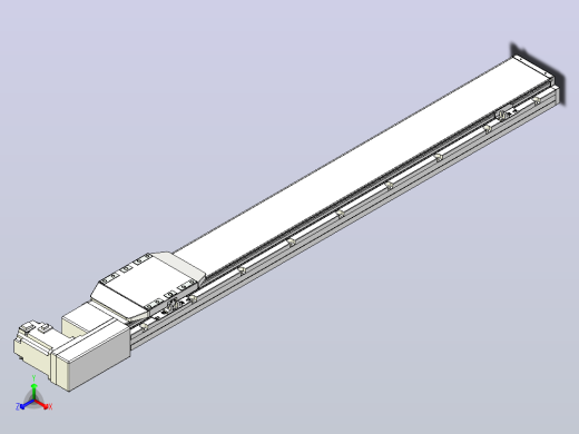 机器人皮带驱动直线轴TPA-GCB-150-P80-L1000-QR-M75-N3主视缩略图