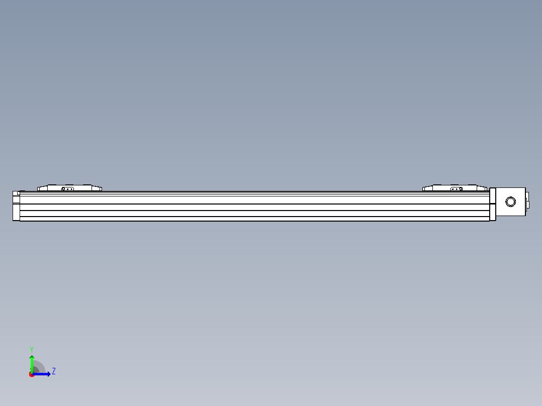 皮带直线轴双滑块型TPA-GCBS-80-P60-L325-DL-M20-N3左视图