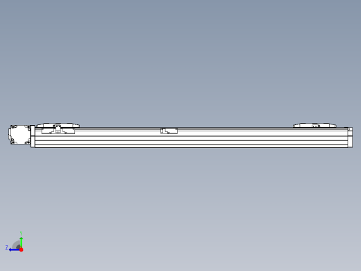 皮带直线轴双滑块型TPA-GCBS-80-P60-L325-DL-M20-N3右视缩略图