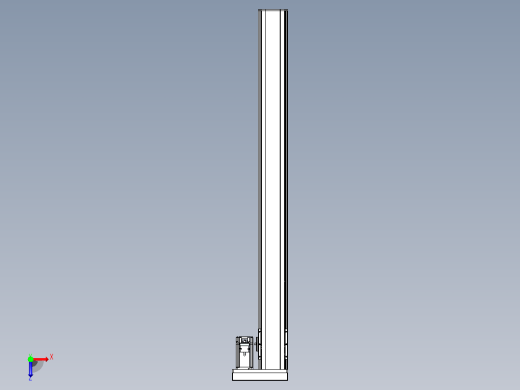 日规模组半封闭丝杆TPA-HNR-105D-1610C-L1100-ML-Y-P40-N3俯视缩略图