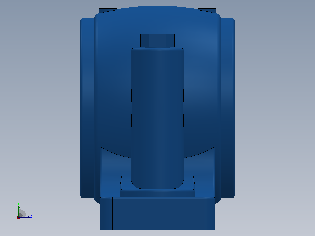SN500系列[SN516-SSN516]轴承左视图