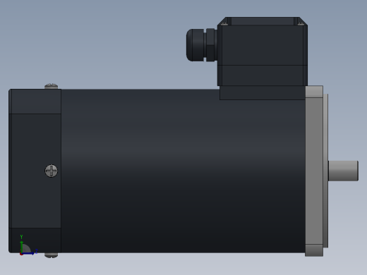 100AC(140W、160W、180W、200W、250W)微型交流（齿轴）基本型电机[100YB200WGV22H]左视缩略图