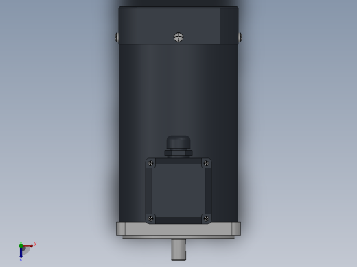100AC(140W、160W、180W、200W、250W)微型交流（齿轴）基本型电机[100YB200WGV22H]俯视缩略图