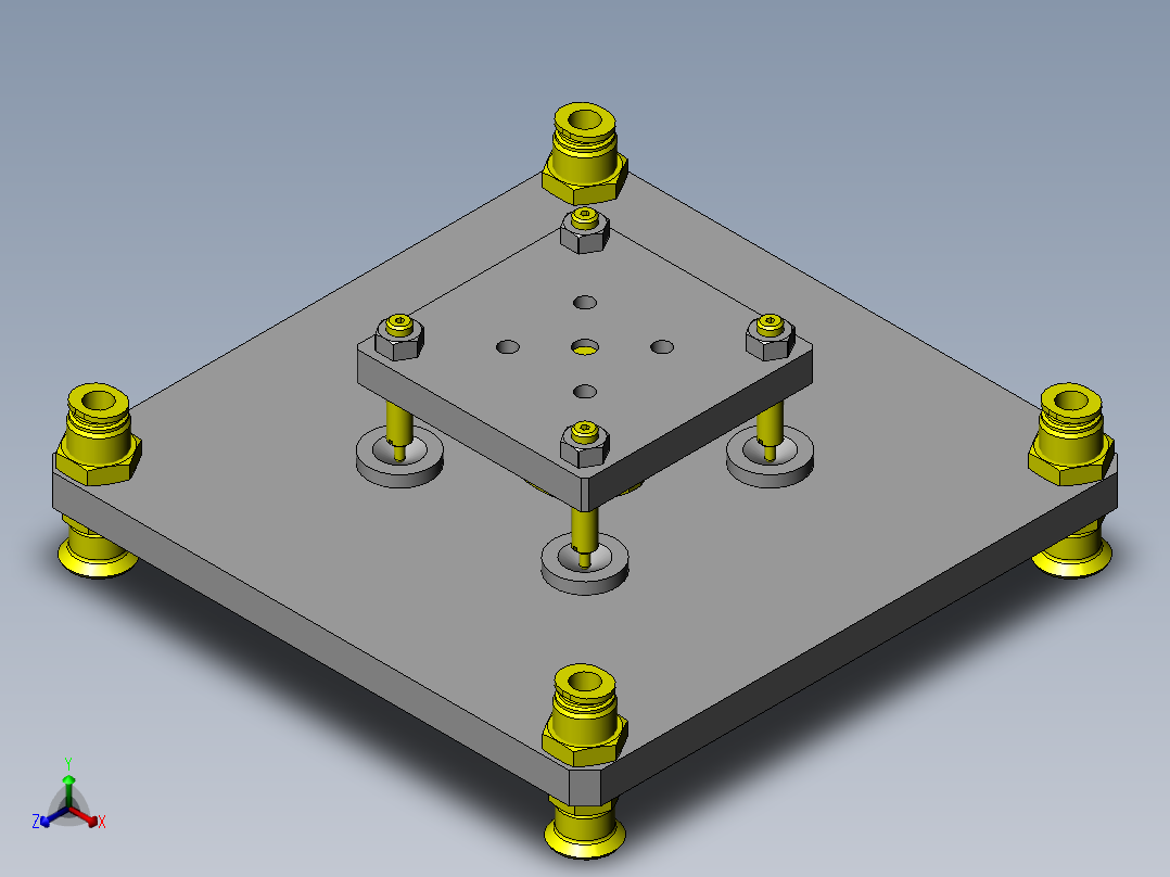 使用了浮动接头的定心机构