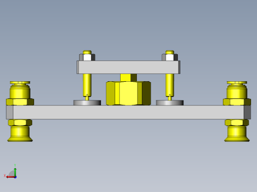 使用了浮动接头的定心机构后视缩略图