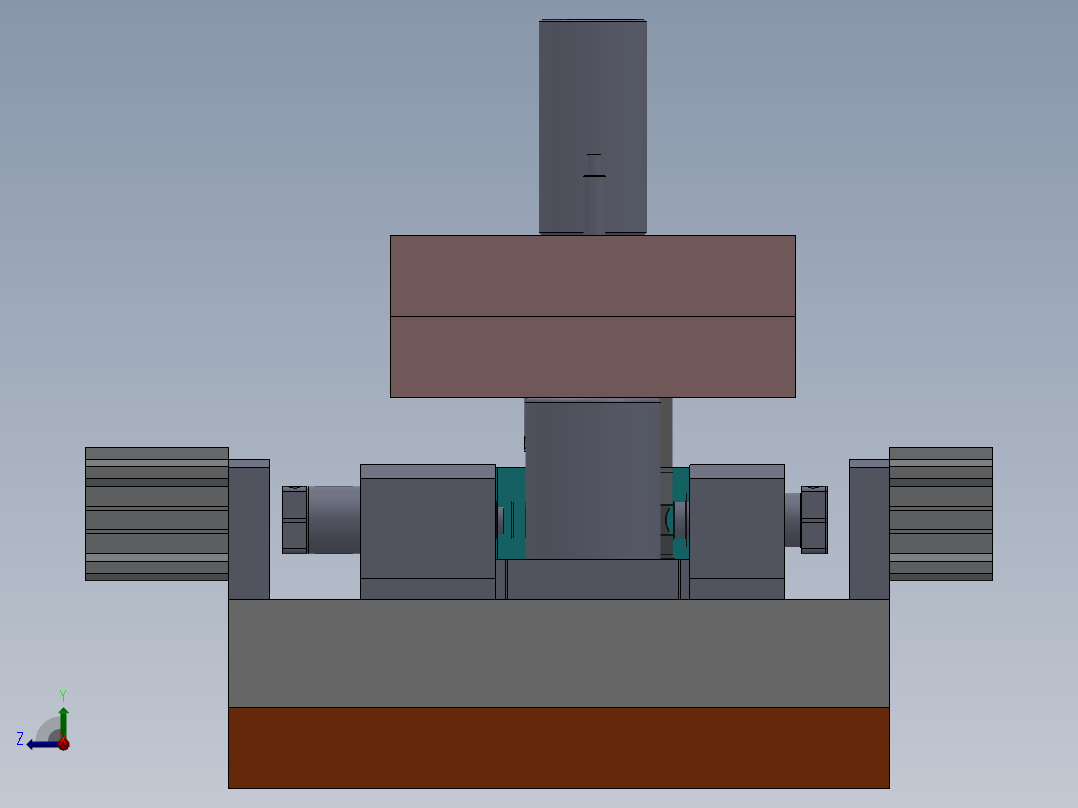 工装治具右视图