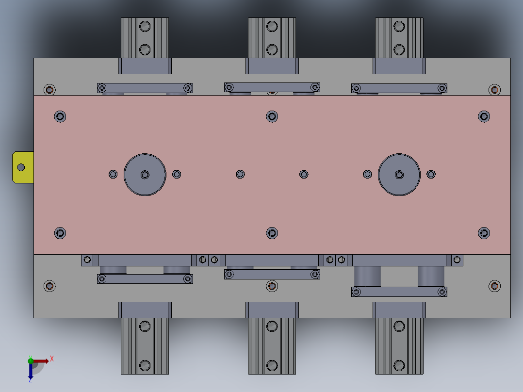 工装治具俯视图