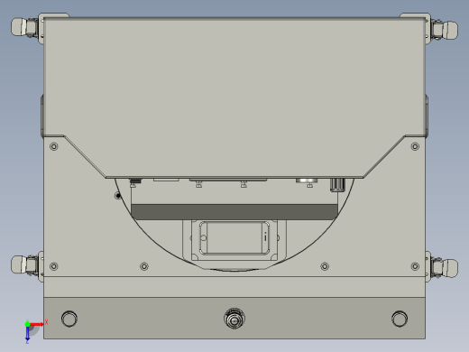 手机屏幕压支架机三工位全自动化step俯视缩略图