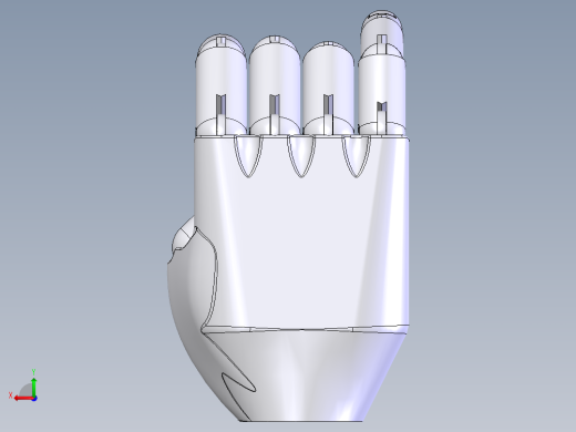 Manus仿生手掌手指模型3D图纸 Solidworks设计 附STEP后视缩略图