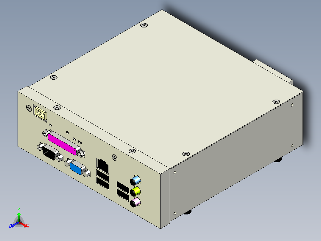 爱普生EPSON机器人-cv1_box_asm主视图