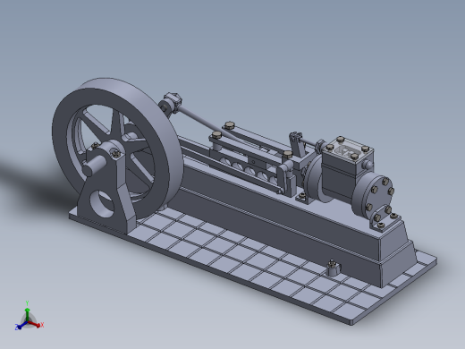 solidworks 发动机的微型工厂