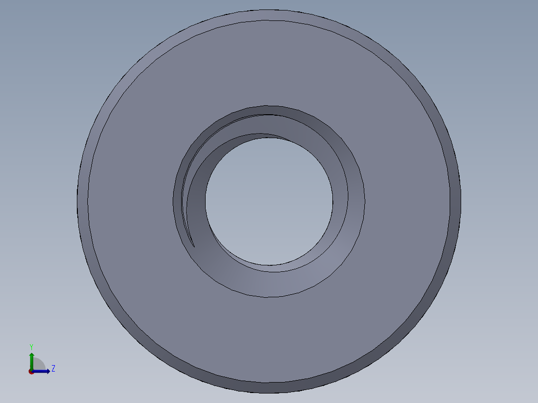 公制梯形螺母-TR16x4x36x32.SLDPRT左视图