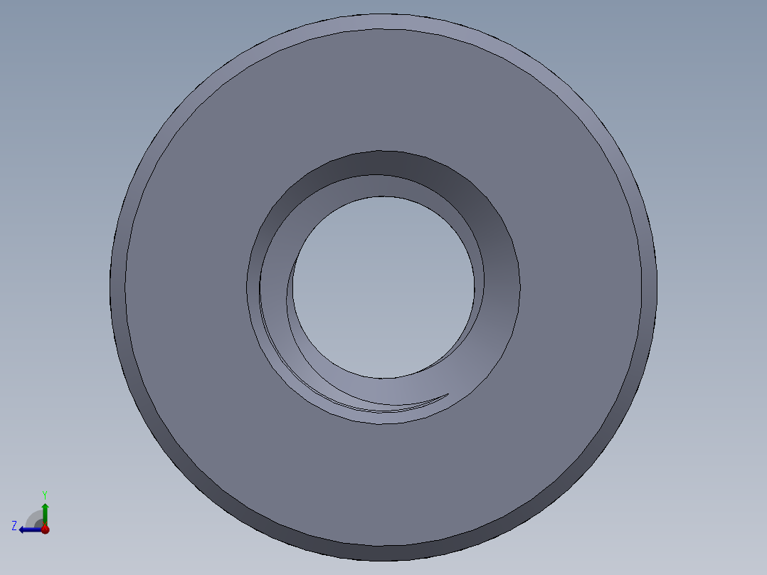 公制梯形螺母-TR16x4x36x32.SLDPRT右视图