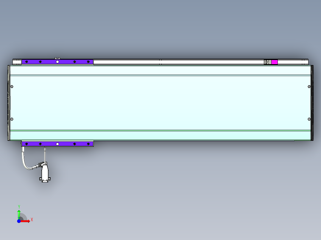 威洛博VL系列直线电机模组-VL22H3-S600前视图