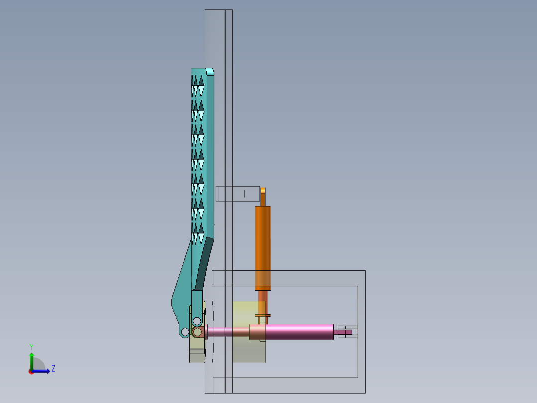 旋转盖子左视图