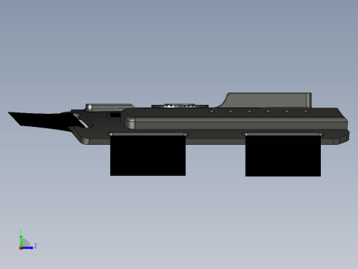 适用于 HK USP 皮套的腿部面板左视缩略图