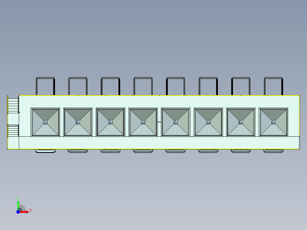 喂料装置前视图