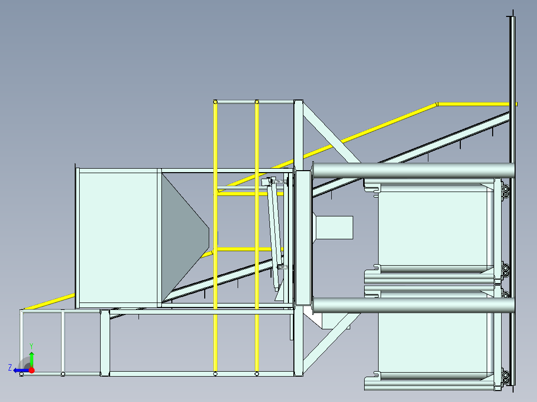 喂料装置右视图