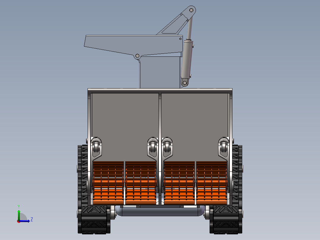 道路除冰机 (2)左视图