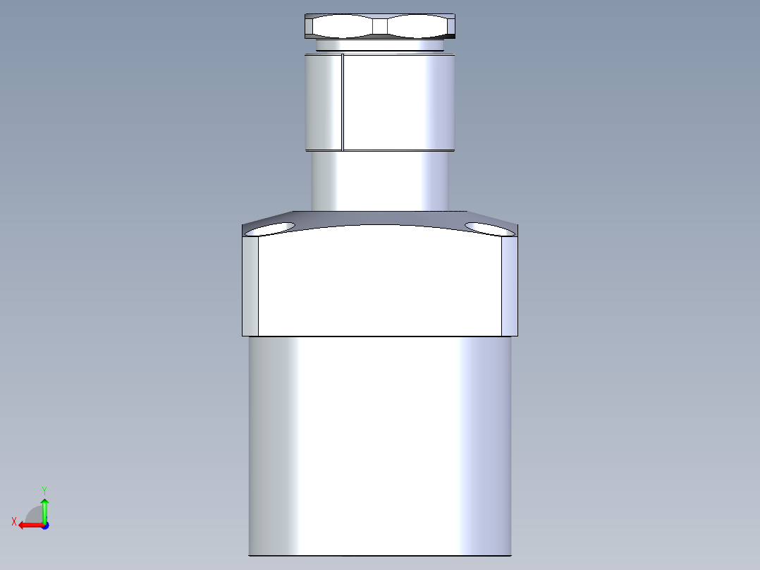 KOSMEKLG1050-GL-Y30多系列多零件图纸模型后视图