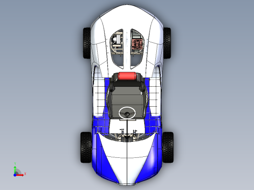 08-仿布加迪UTV跑车结构3D图纸 Solidworks设计 附STEP前视缩略图