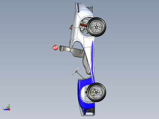 08-仿布加迪UTV跑车结构3D图纸 Solidworks设计 附STEP右视缩略图