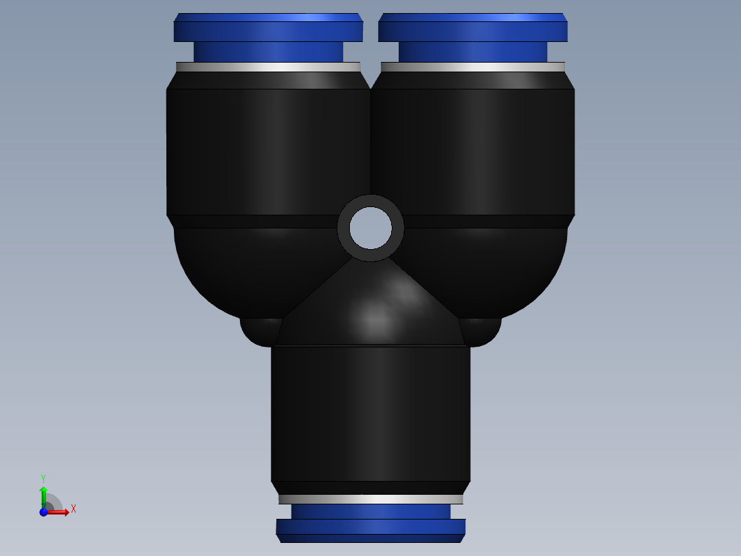 Ø12 UNIÃO Y (C00821200)前视图