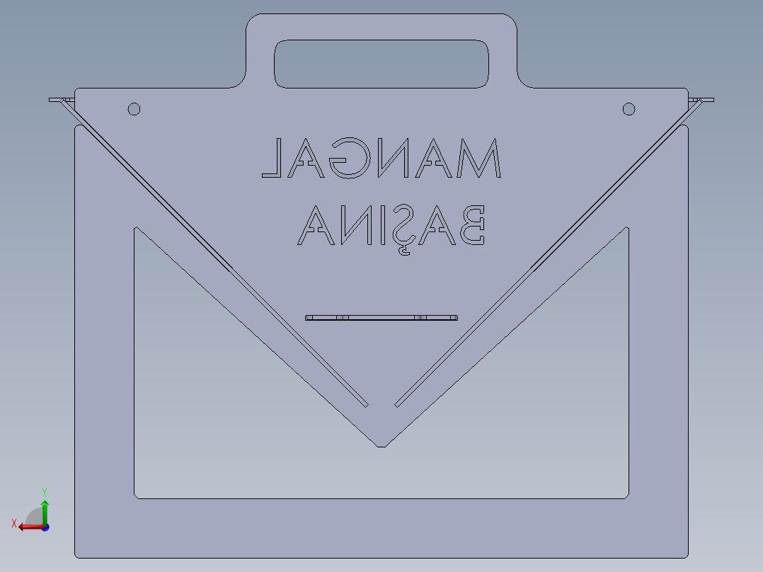 烧烤架BBQ后视图