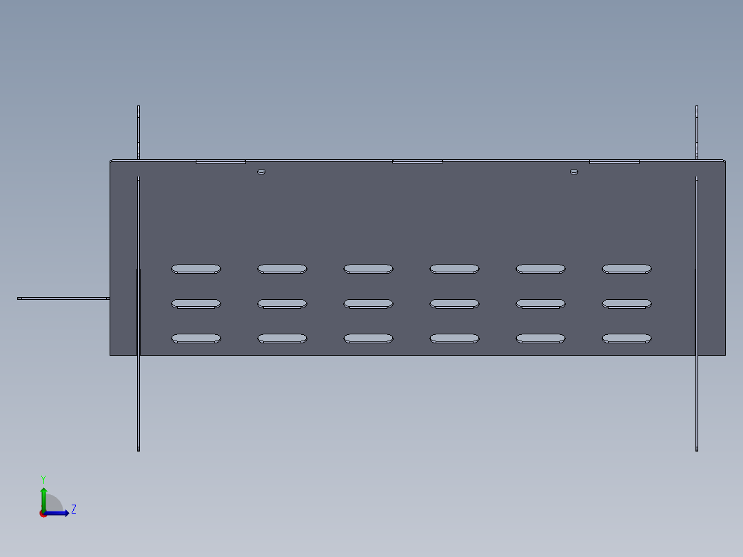 烧烤架BBQ左视图