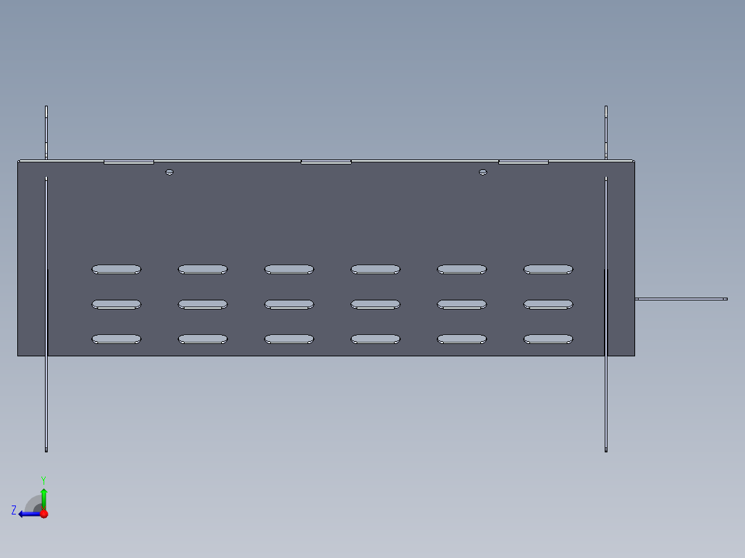 烧烤架BBQ右视图