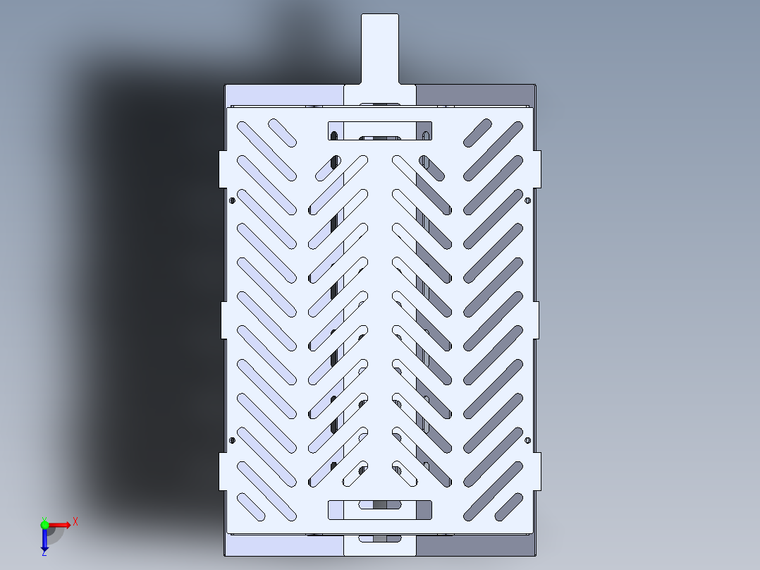 烧烤架BBQ俯视图