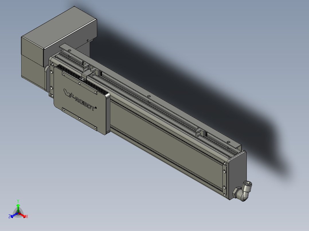 威洛博VBC10-S300-BRD-P40正等轴测图
