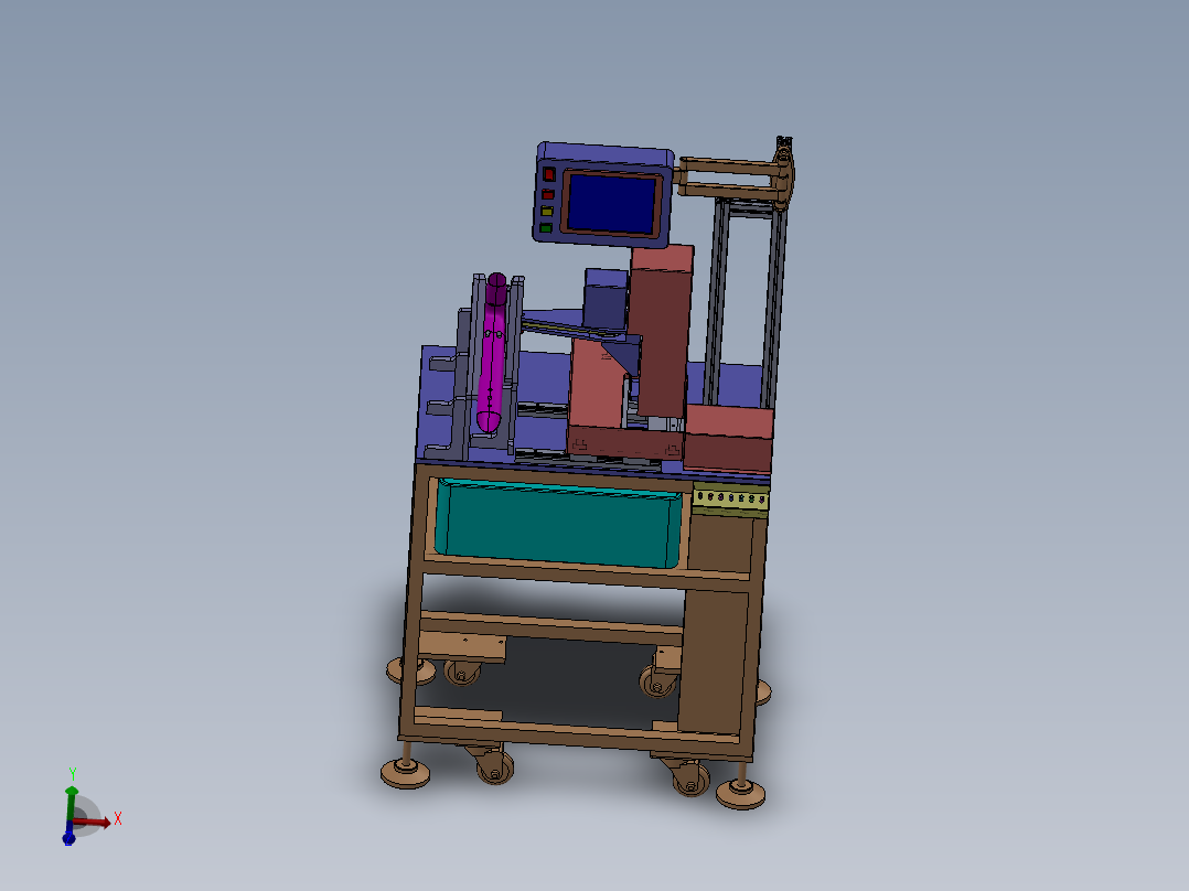 自动打孔机三维SW模型38019===25