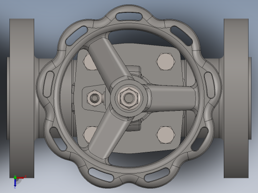 dn40-pn160截止阀俯视缩略图