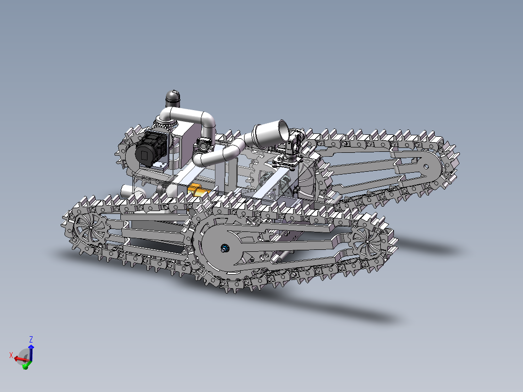 消防爬楼机器人