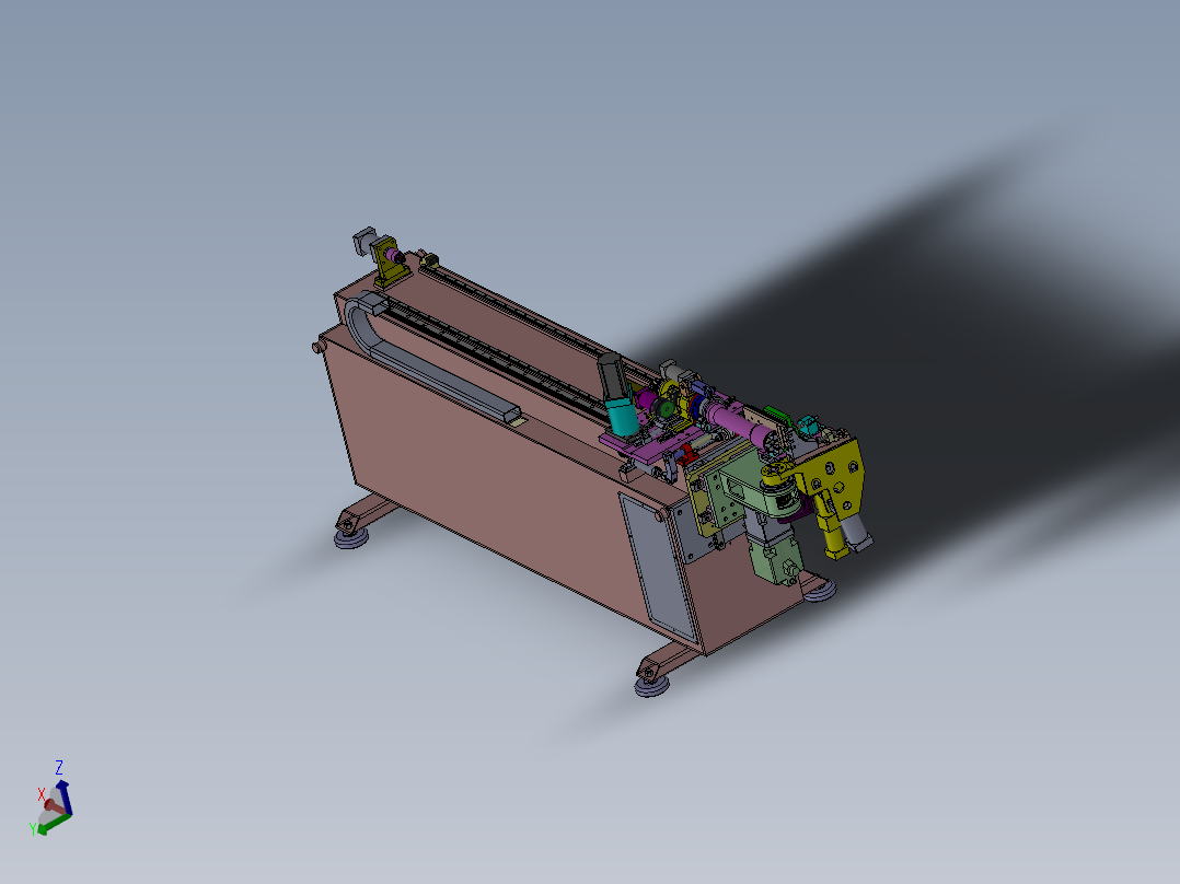 CNC全自动双层模数控弯管机sw16可编辑