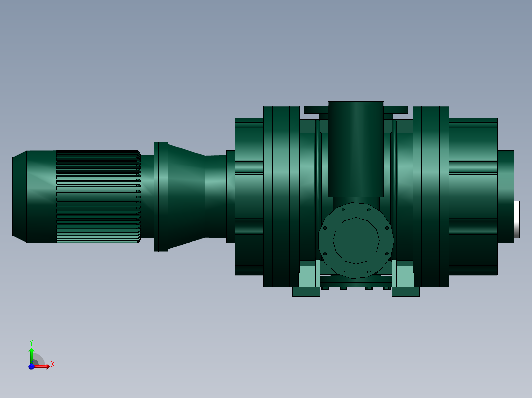 ZJY-300A罗茨泵(四川南光)前视图