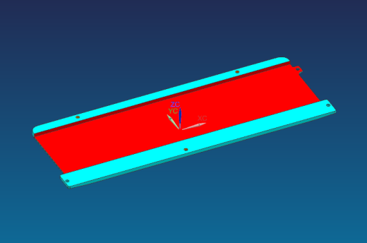 电池盖铣凹槽伸缩定位加吸气CNC工装治具模型缩略图